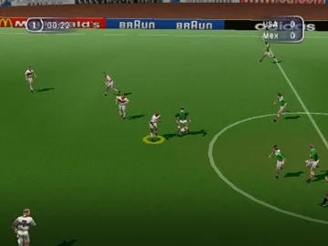 FIFA - Road to World Cup 98 - World Cup e no Michi (Japan) screen shot game playing